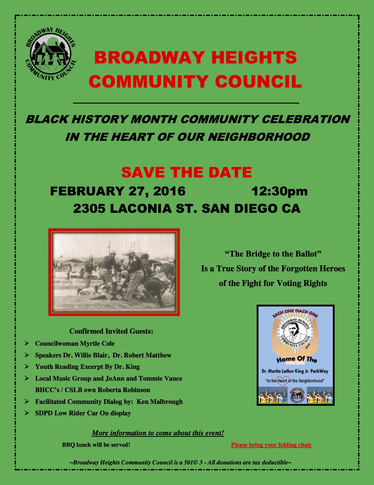 BHCC Black History month